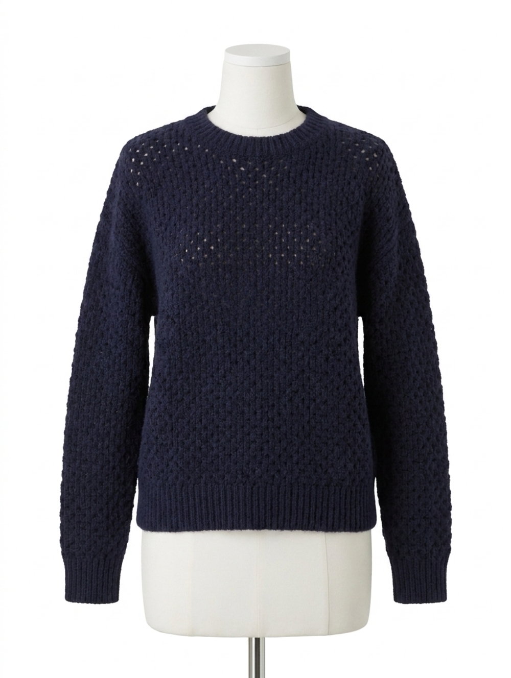 NEW VARLEY grady boucle sweater in blue